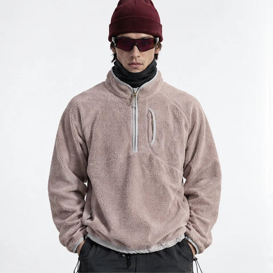 Clam - Unisex Quick-Dry Thermal Fleece Jacket - Pink