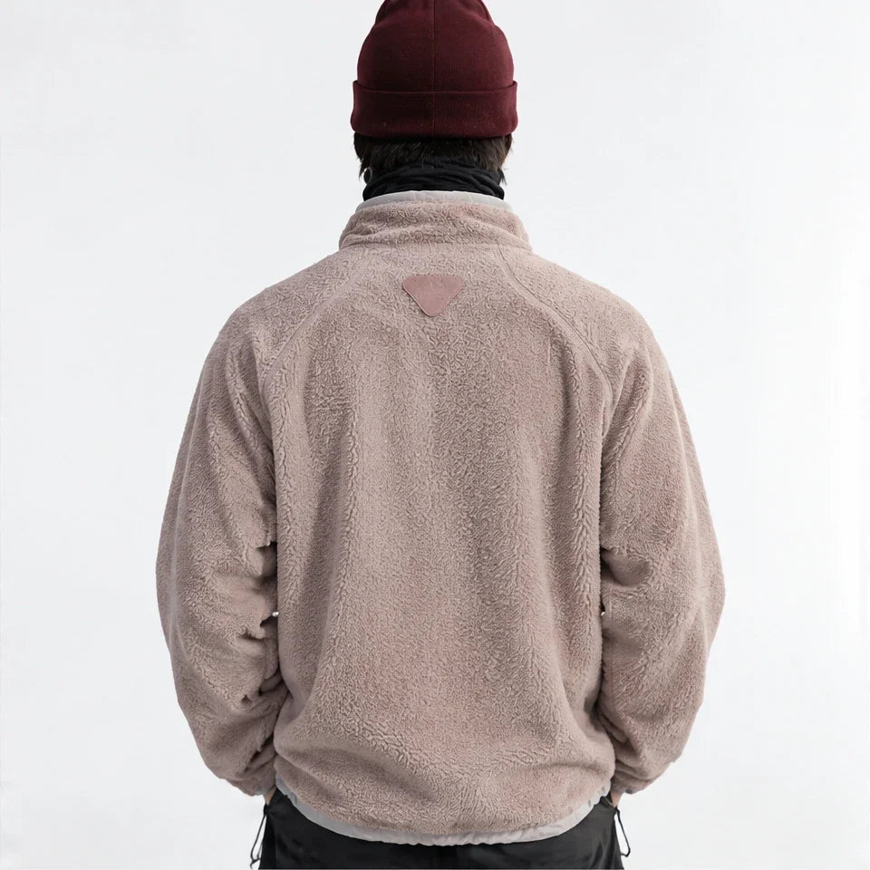 Clam - Unisex Quick-Dry Thermal Fleece Jacket - Pink