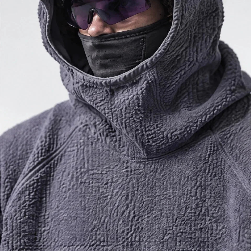 Birk - Unisex Quick-Dry Thermal Hooded Fleece Jacket - Lavender Purple