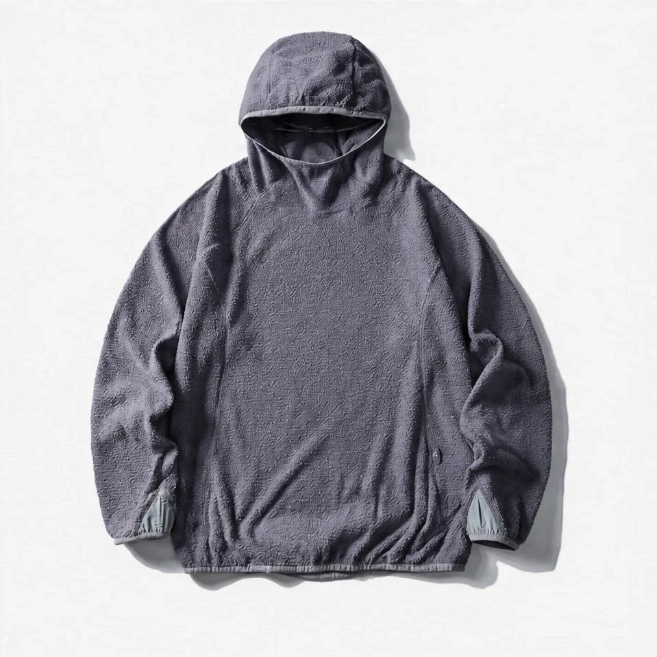 Birk - Unisex Quick-Dry Thermal Hooded Fleece Jacket - Lavender Purple