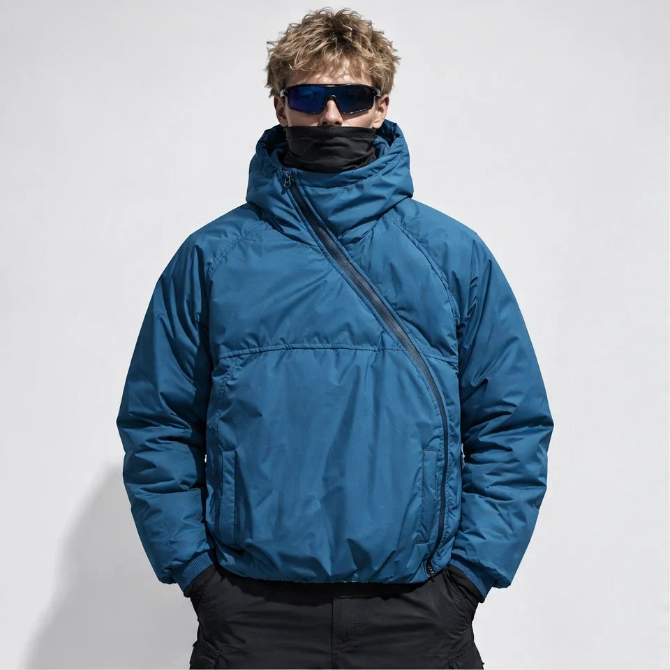 Loch - Unisex Insulated Windproof Wrinkle-Free Puffer Jacket - Blue
