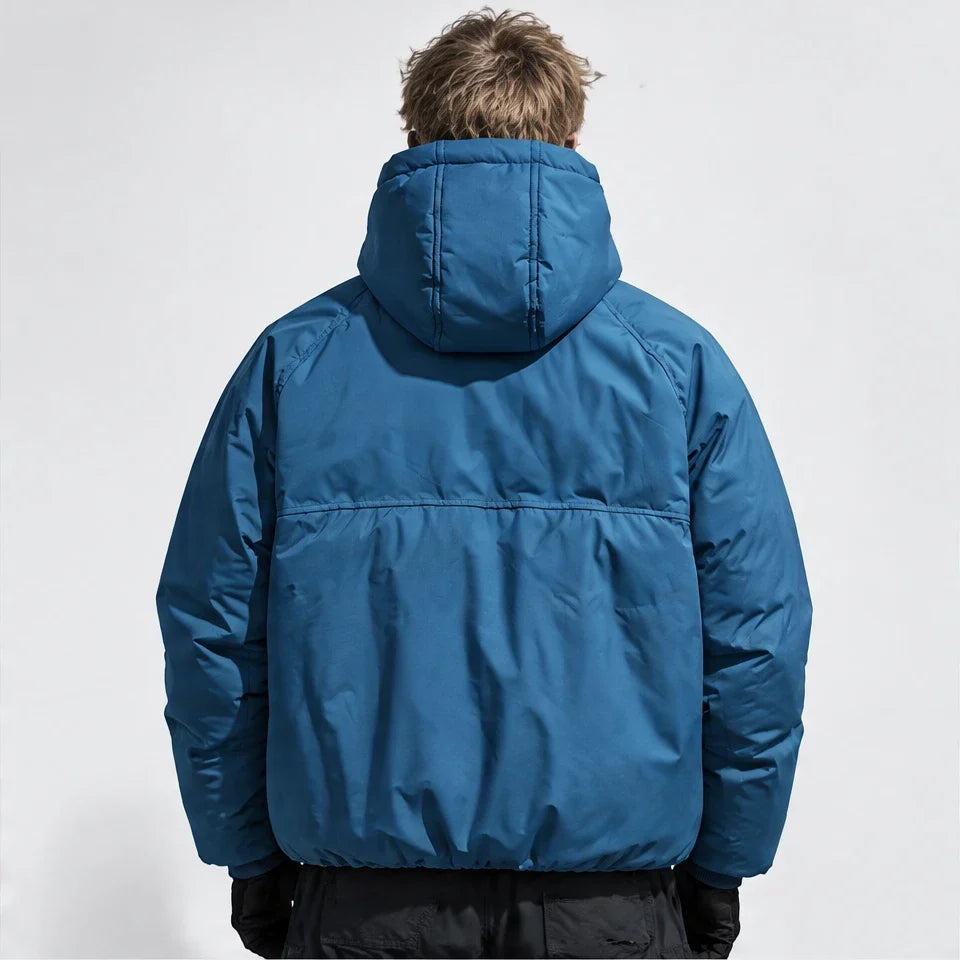 Loch - Unisex Insulated Windproof Wrinkle-Free Puffer Jacket - Blue