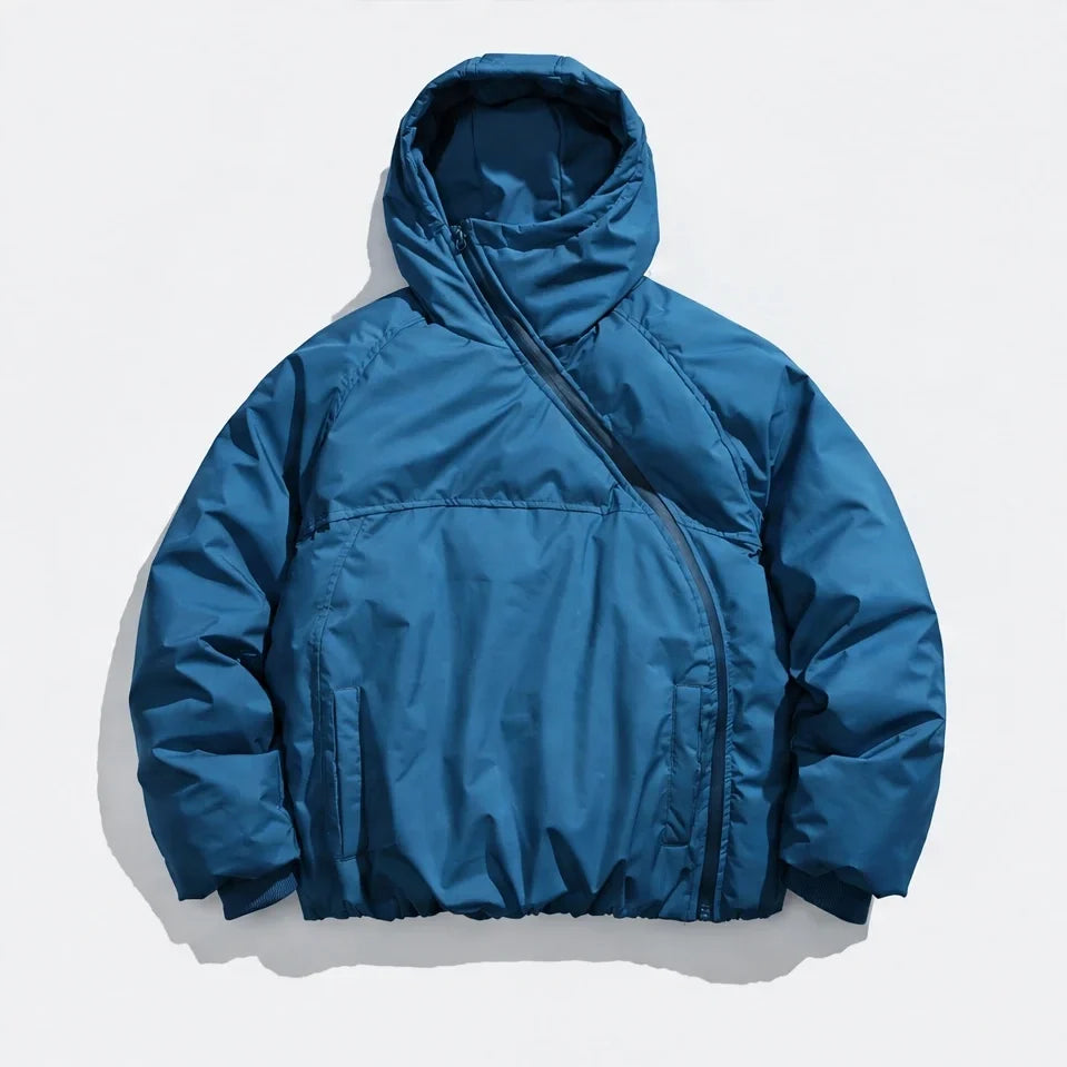 Loch - Unisex Insulated Windproof Wrinkle-Free Puffer Jacket - Blue