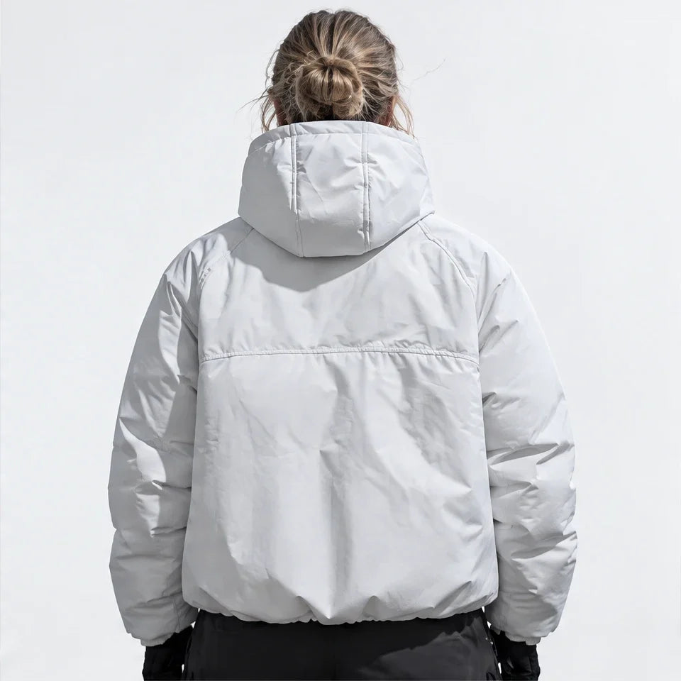 Loch - Unisex Insulated Windproof Wrinkle-Free Puffer Jacket - White