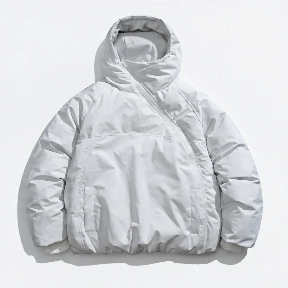 Loch - Unisex Insulated Windproof Wrinkle-Free Puffer Jacket - White