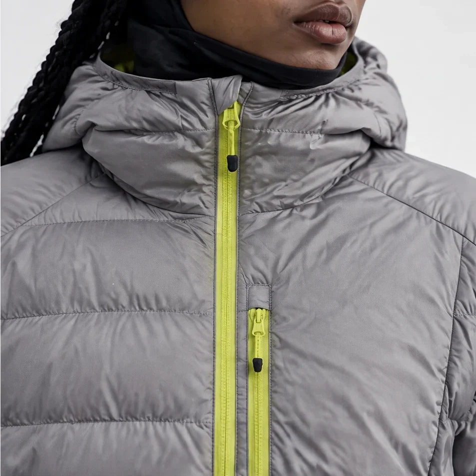 Firn - Unisex 90% White Duck Down Puffer Jacket - Grey