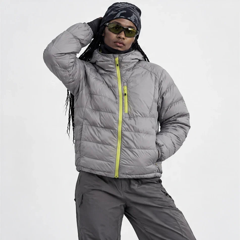 Firn - Unisex 90% White Duck Down Puffer Jacket - Grey