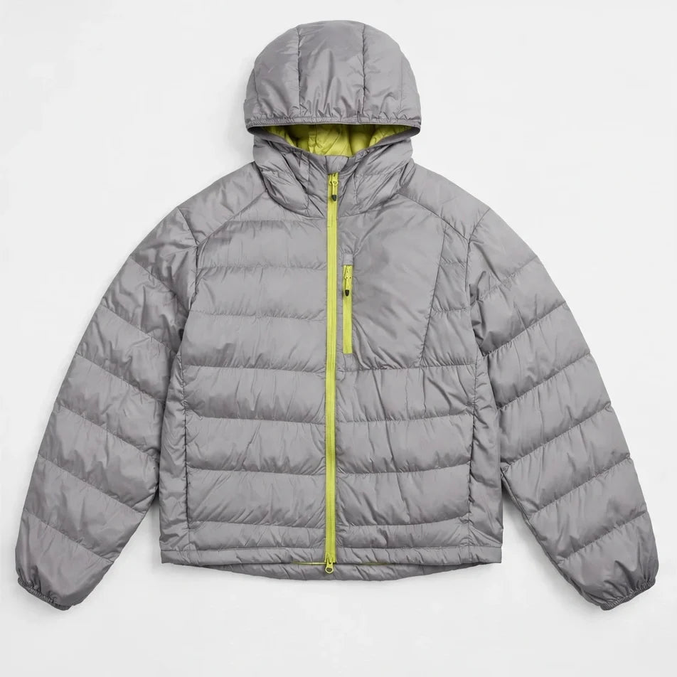 Firn - Unisex 90% White Duck Down Puffer Jacket - Grey