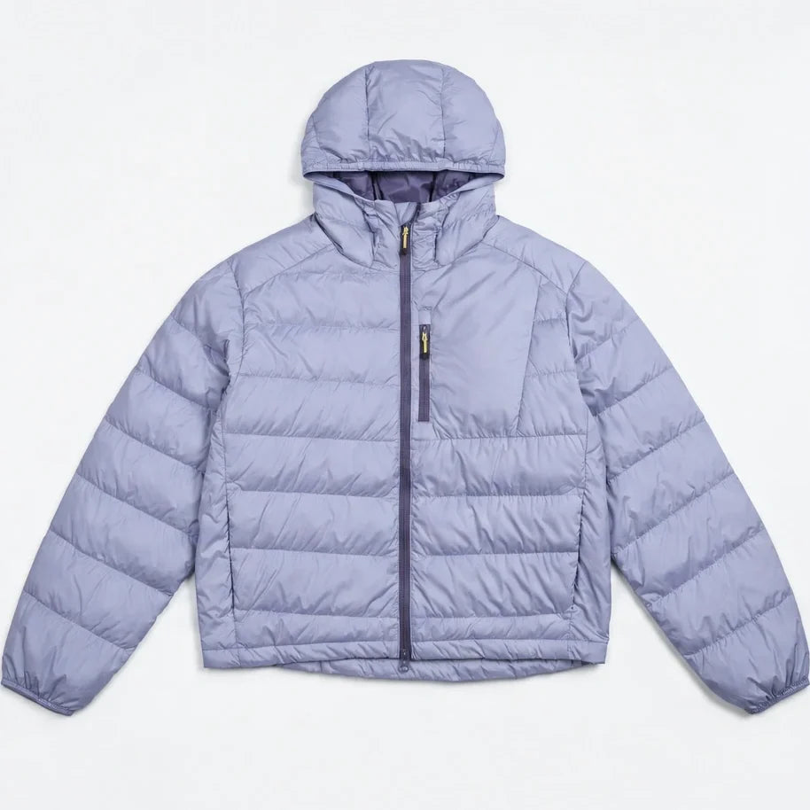 Firn - Unisex 90% White Duck Down Puffer Jacket - Light purple