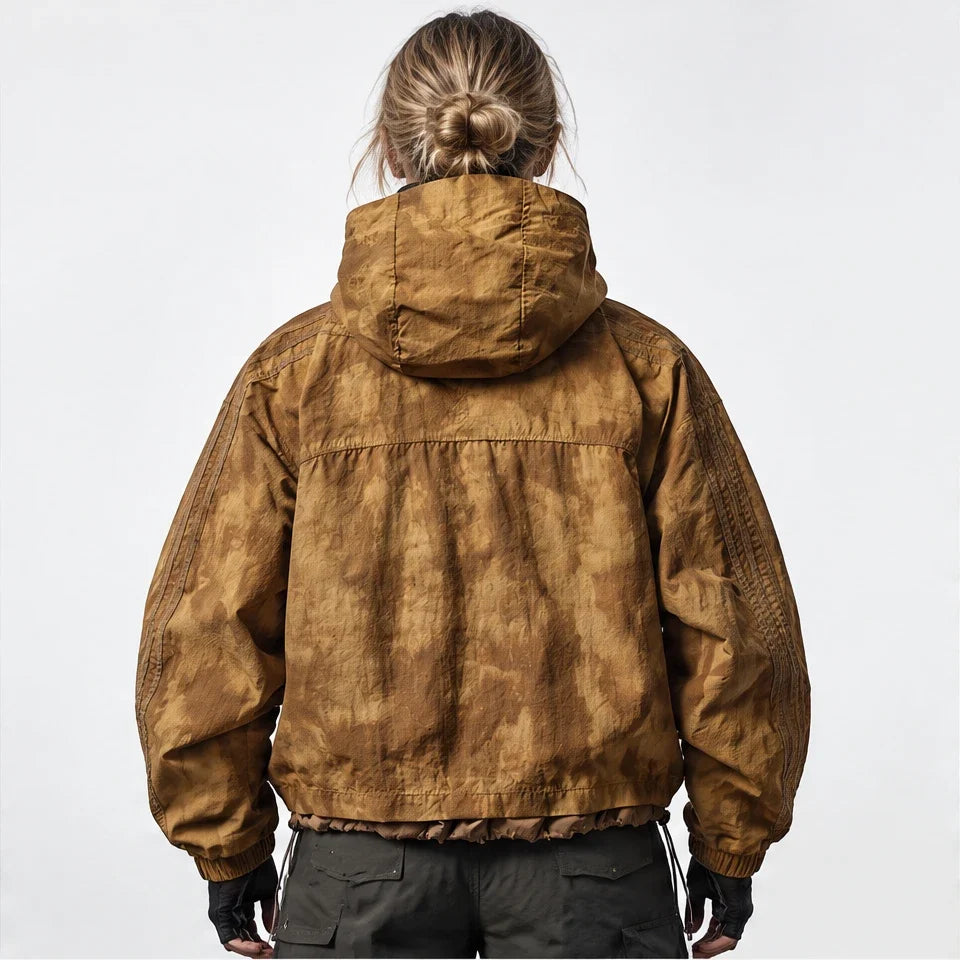 Kirn - Unisex Windproof Breathable & Hooded Waterproof Jacket - Caramel