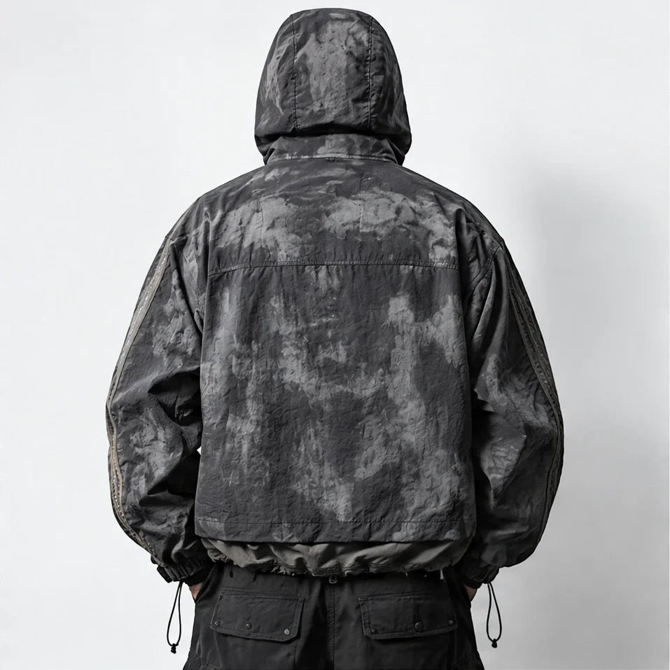 Kirn - Unisex Windproof Breathable & Hooded Waterproof Jacket - Dark Grey