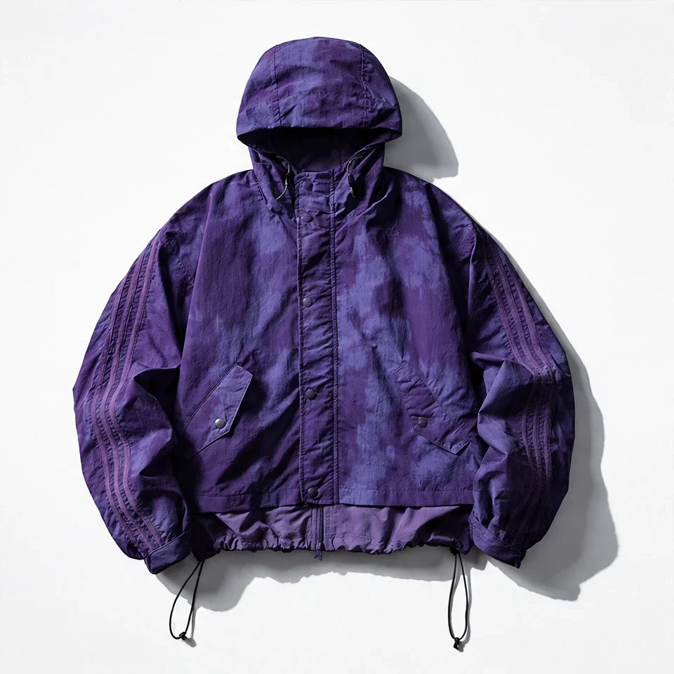 Kirn - Unisex Windproof Breathable & Hooded Waterproof Jacket - Purple