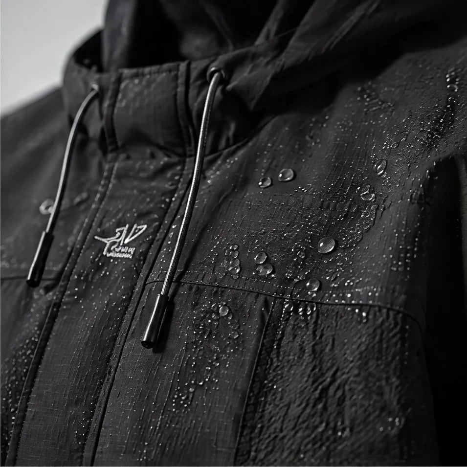 Stang - Unisex Windproof Breathable & Waterproof Jacket - Black