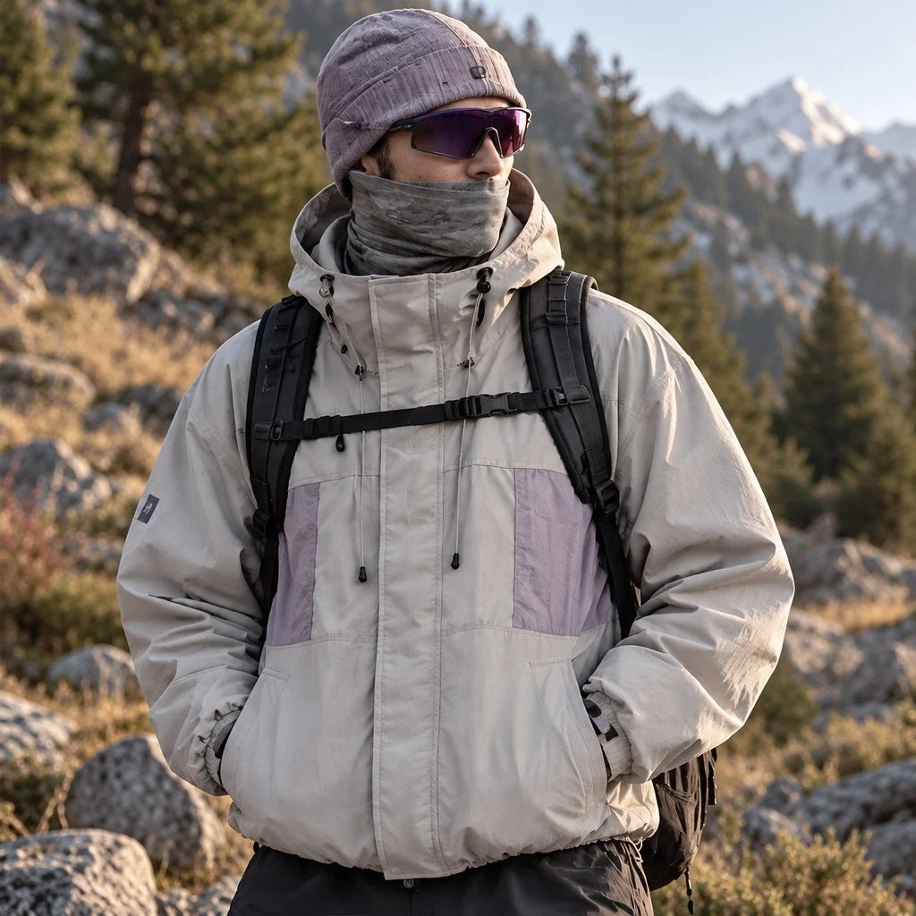Stang - Unisex Windproof Breathable & Waterproof Jacket - Light Grey