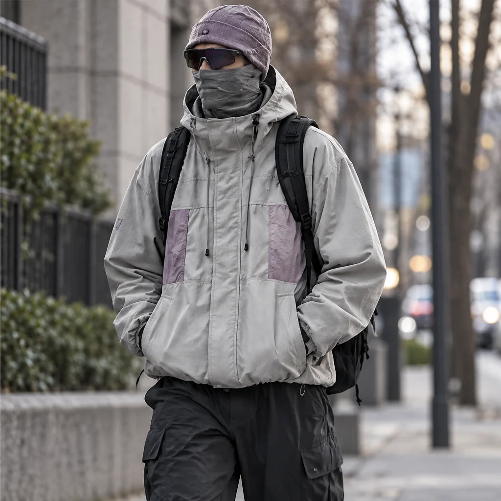 Stang - Unisex Windproof Breathable & Waterproof Jacket - Light Grey