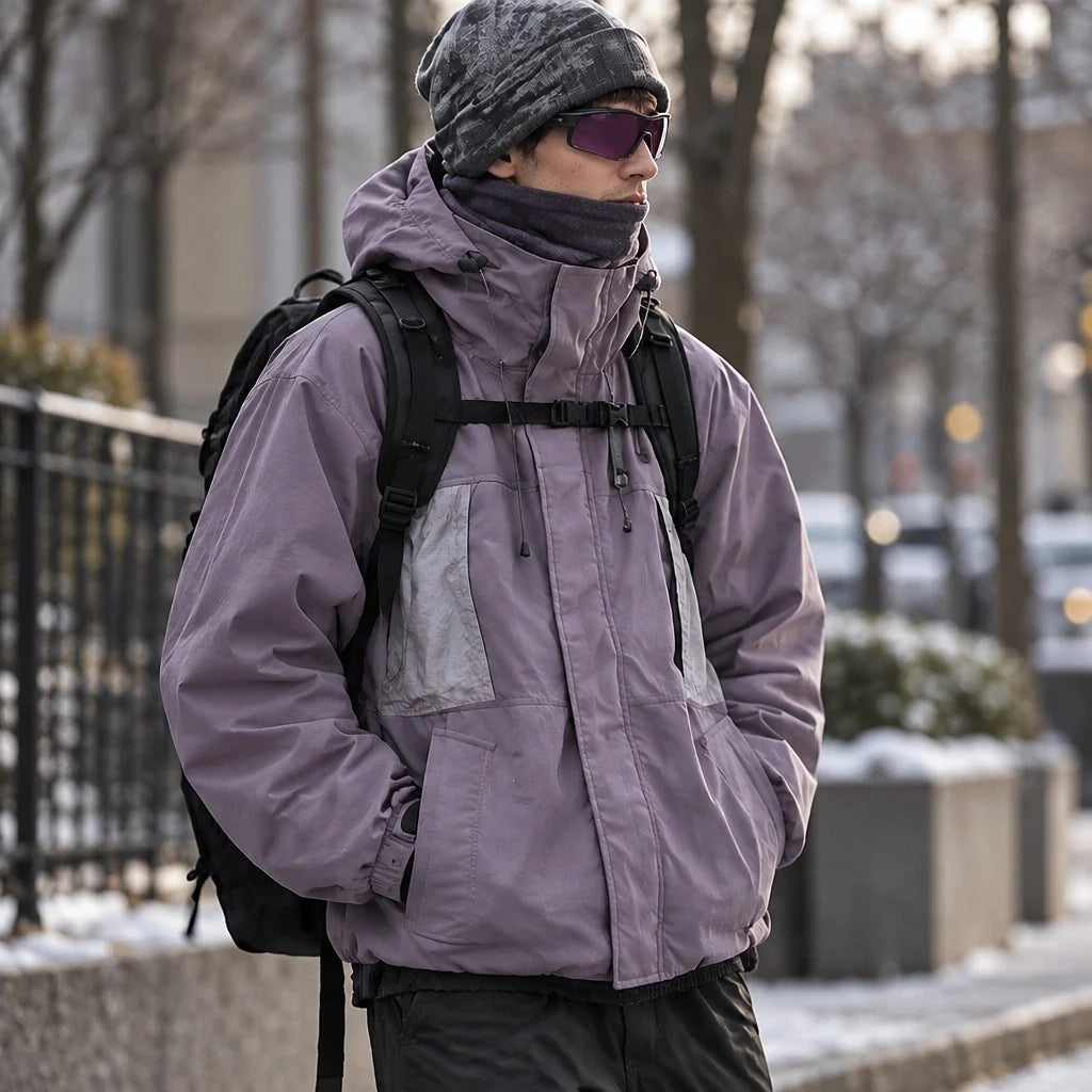 Stang - Unisex Windproof Breathable & Waterproof Jacket - Mist Purple