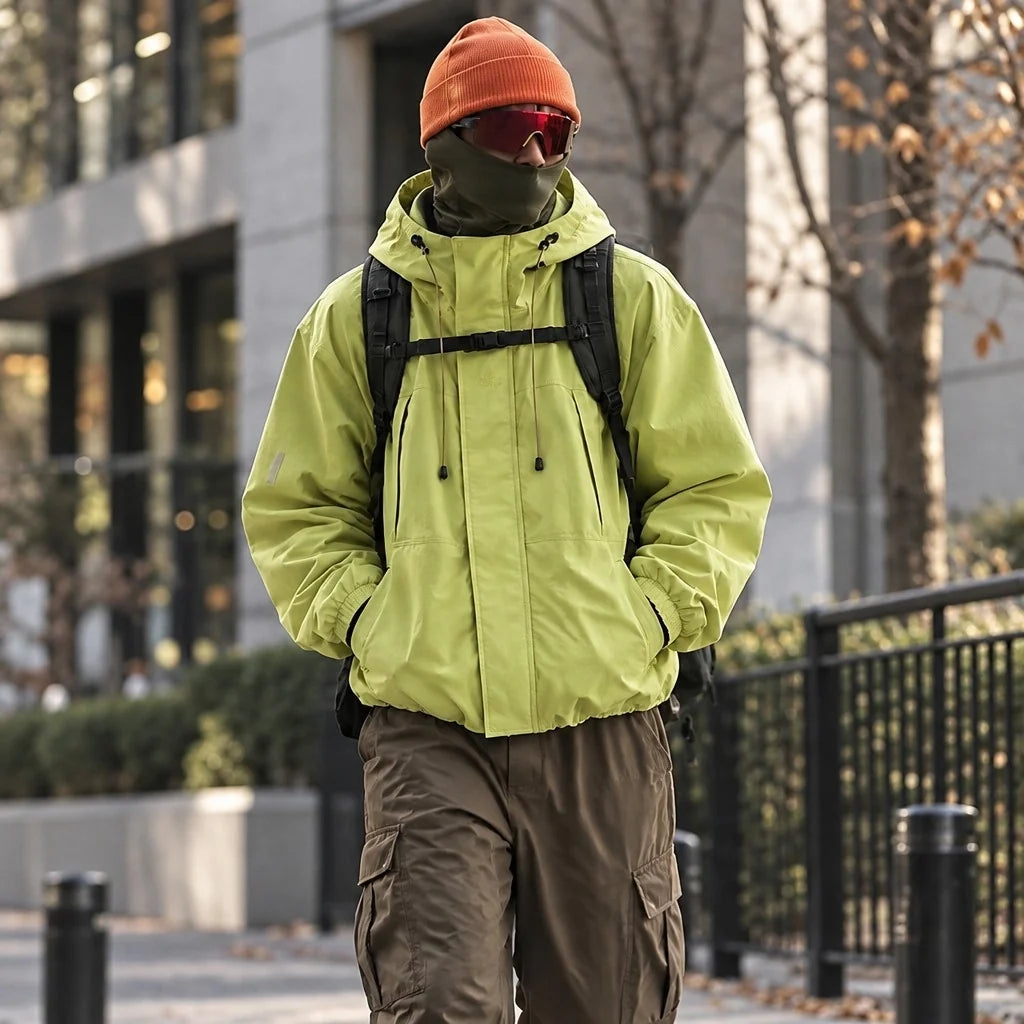 Stang - Unisex Windproof Breathable & Waterproof Jacket - Yellow Green