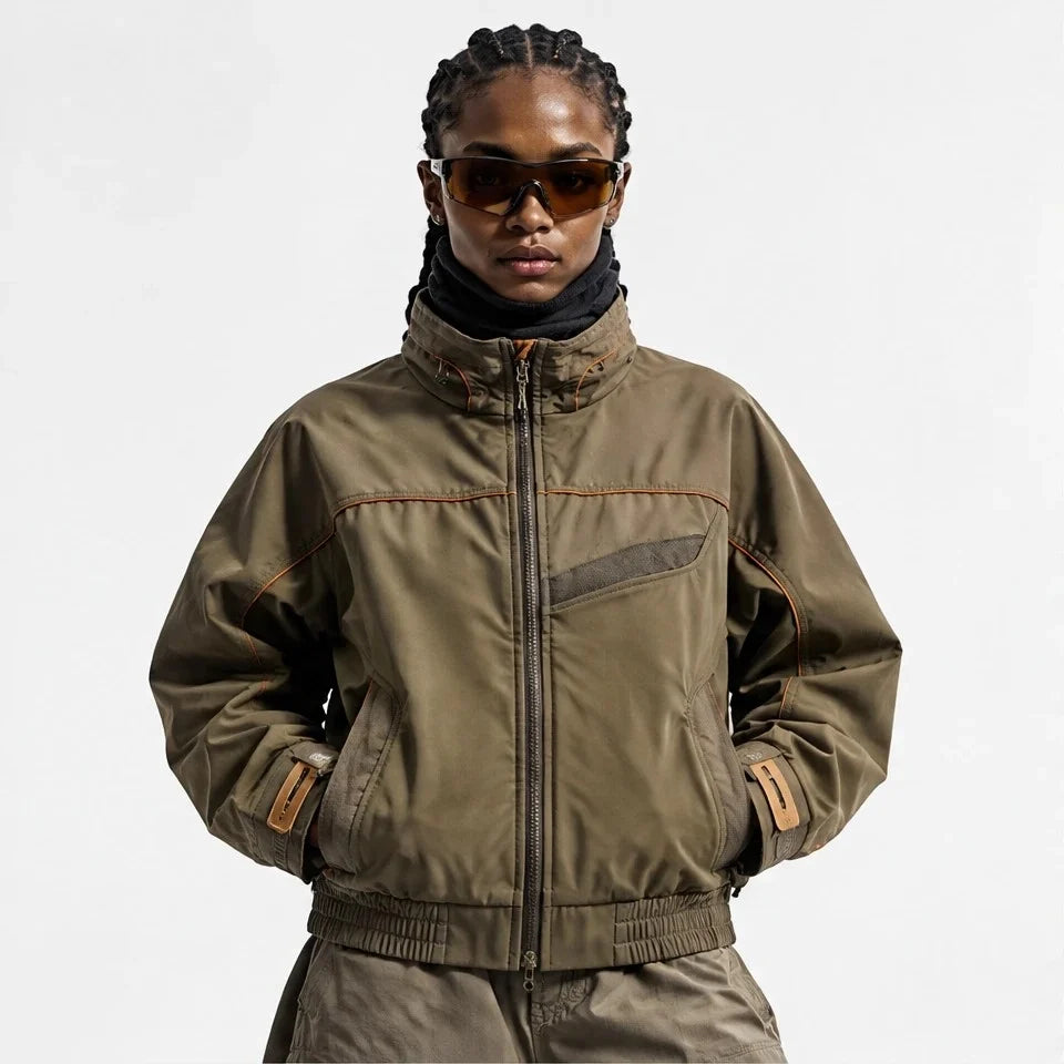Lathe - Unisex 10K Stand-Collar Waterproof Jacket - Camel