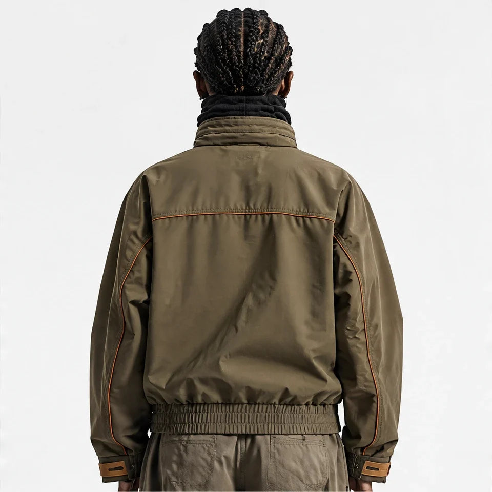 Lathe - Unisex 10K Stand-Collar Waterproof Jacket - Camel