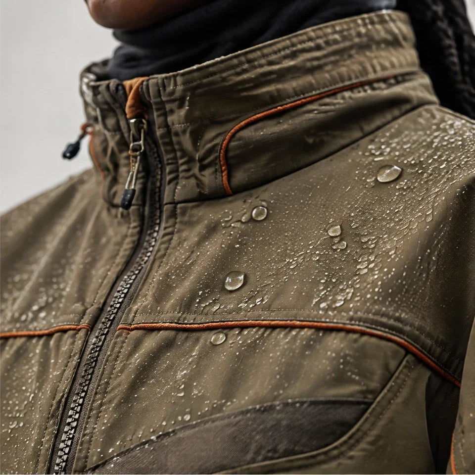 Lathe - Unisex 10K Stand-Collar Waterproof Jacket - Camel