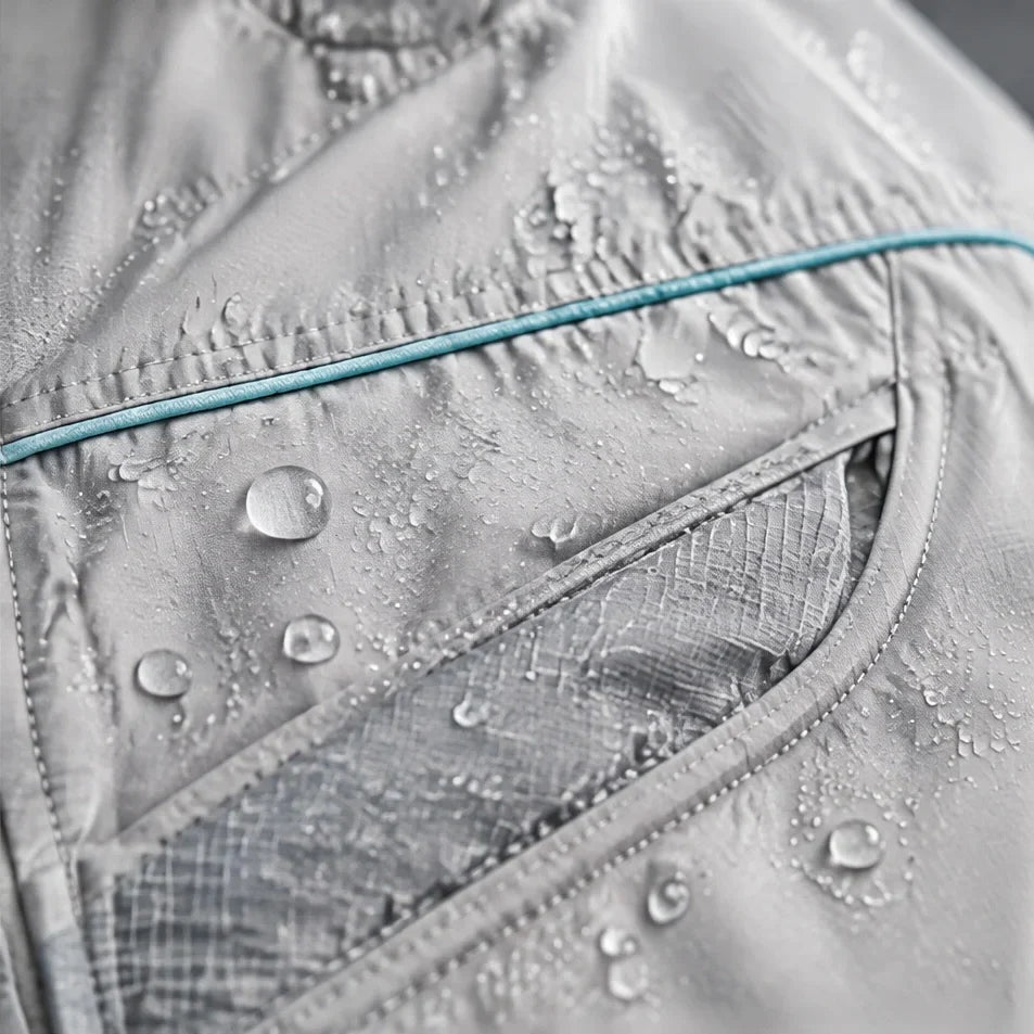 Lathe - Unisex 10K Stand-Collar Waterproof Jacket - Light Grey