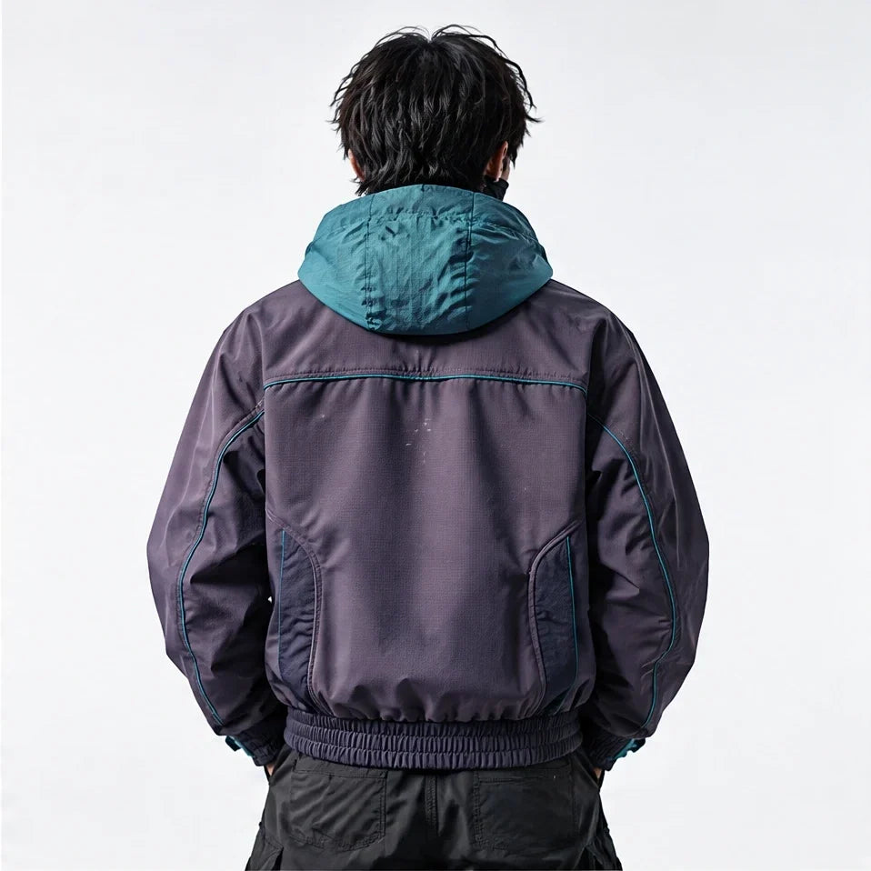 Lathe - Unisex 10K Stand-Collar Waterproof Jacket - Purple