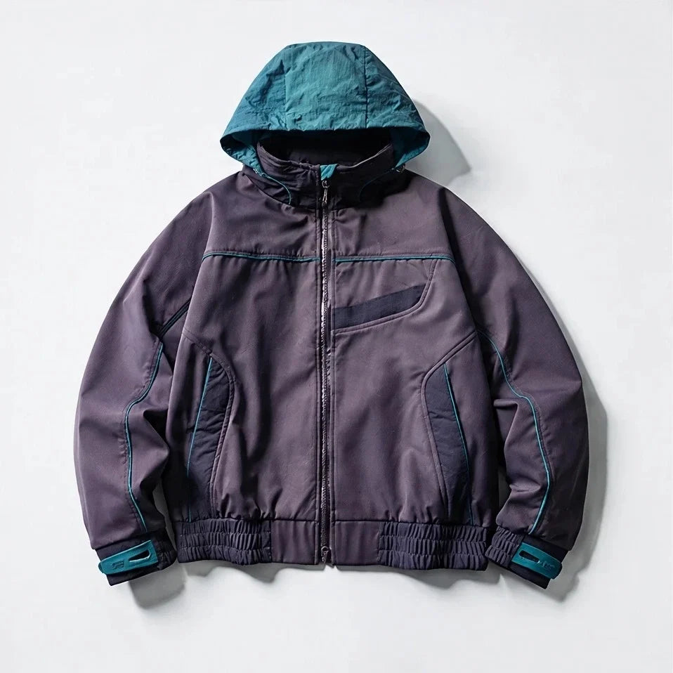 Lathe - Unisex 10K Stand-Collar Waterproof Jacket - Purple