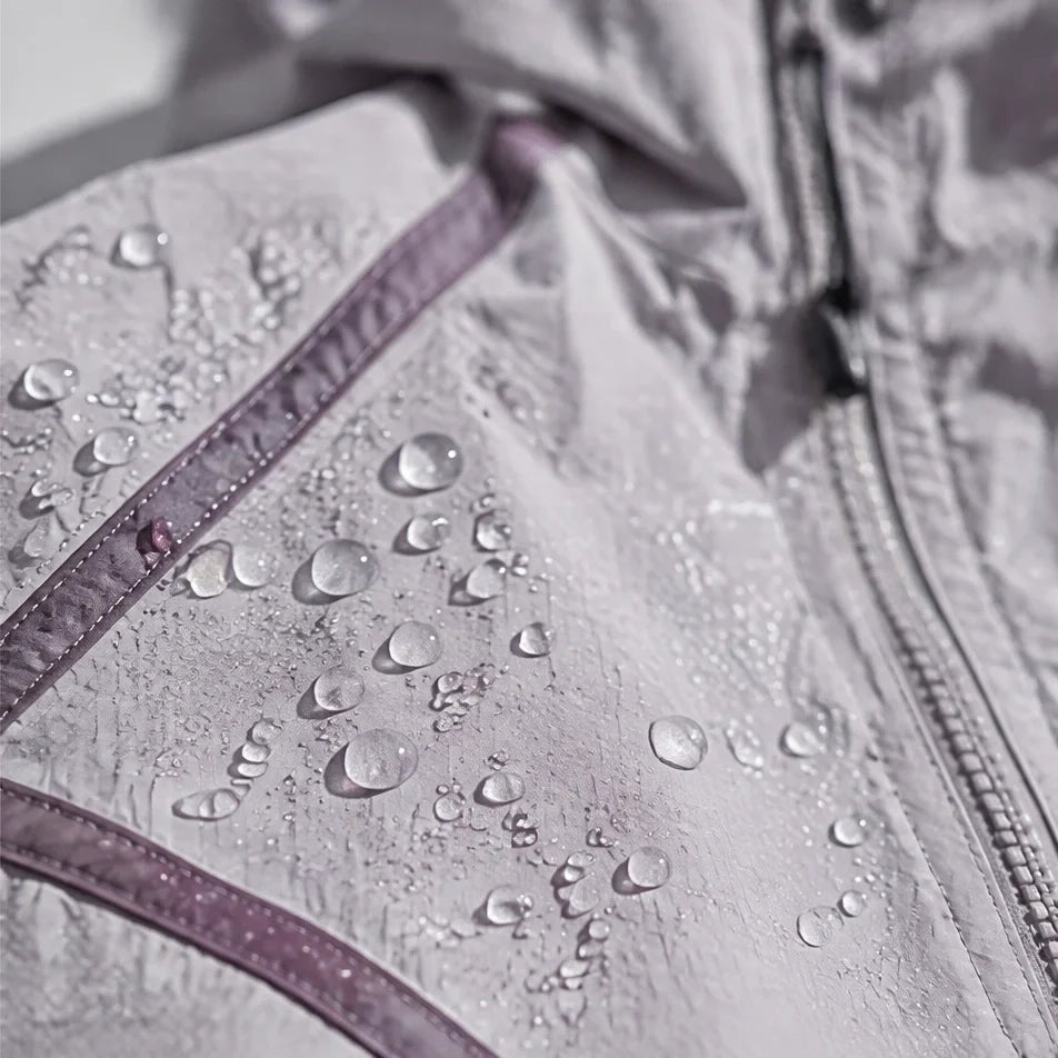 Bield - Unisex Windproof Breathable & Hooded Waterproof Jacket - Purple Pink