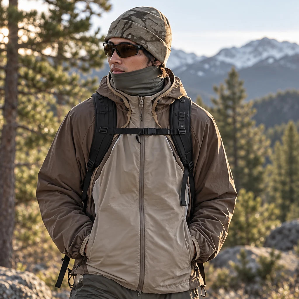 Spurn - Unisex Water-Repellent & Windproof 3-in-1 Lightweight Jacket - Brown