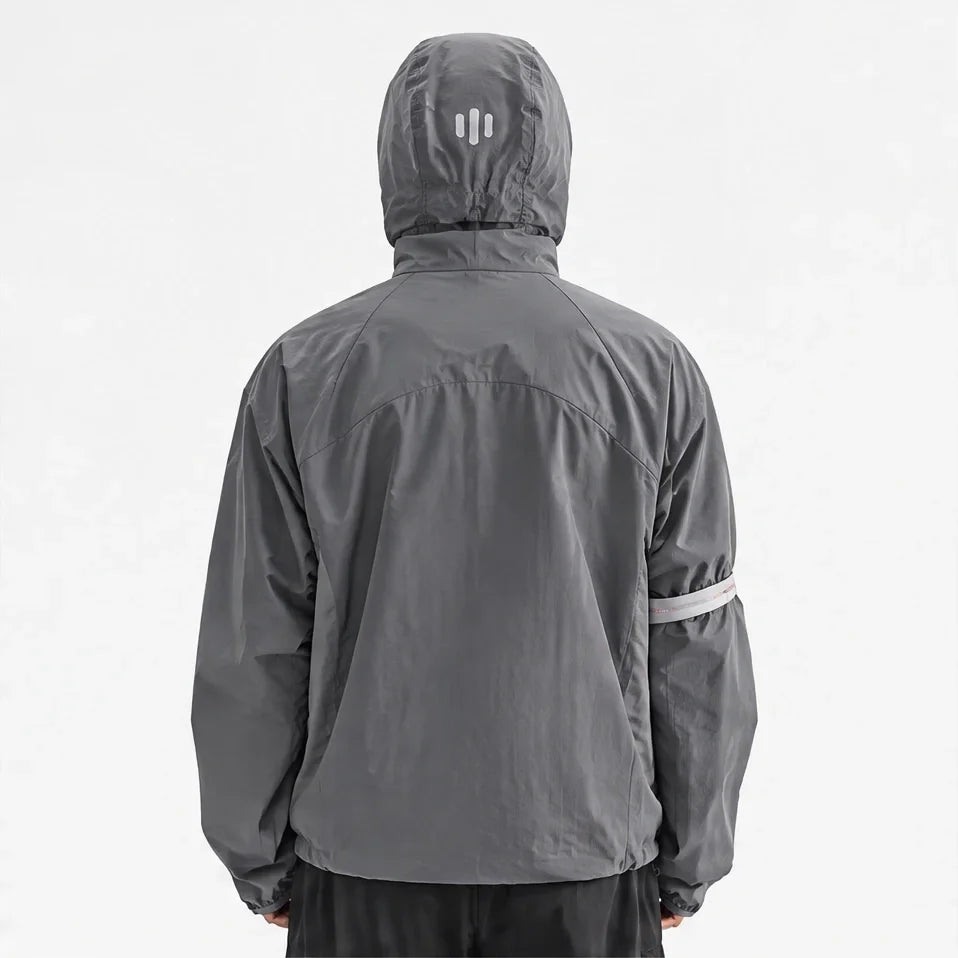 Spurn - Unisex Water-Repellent & Windproof 3-in-1 Lightweight Jacket - Grey