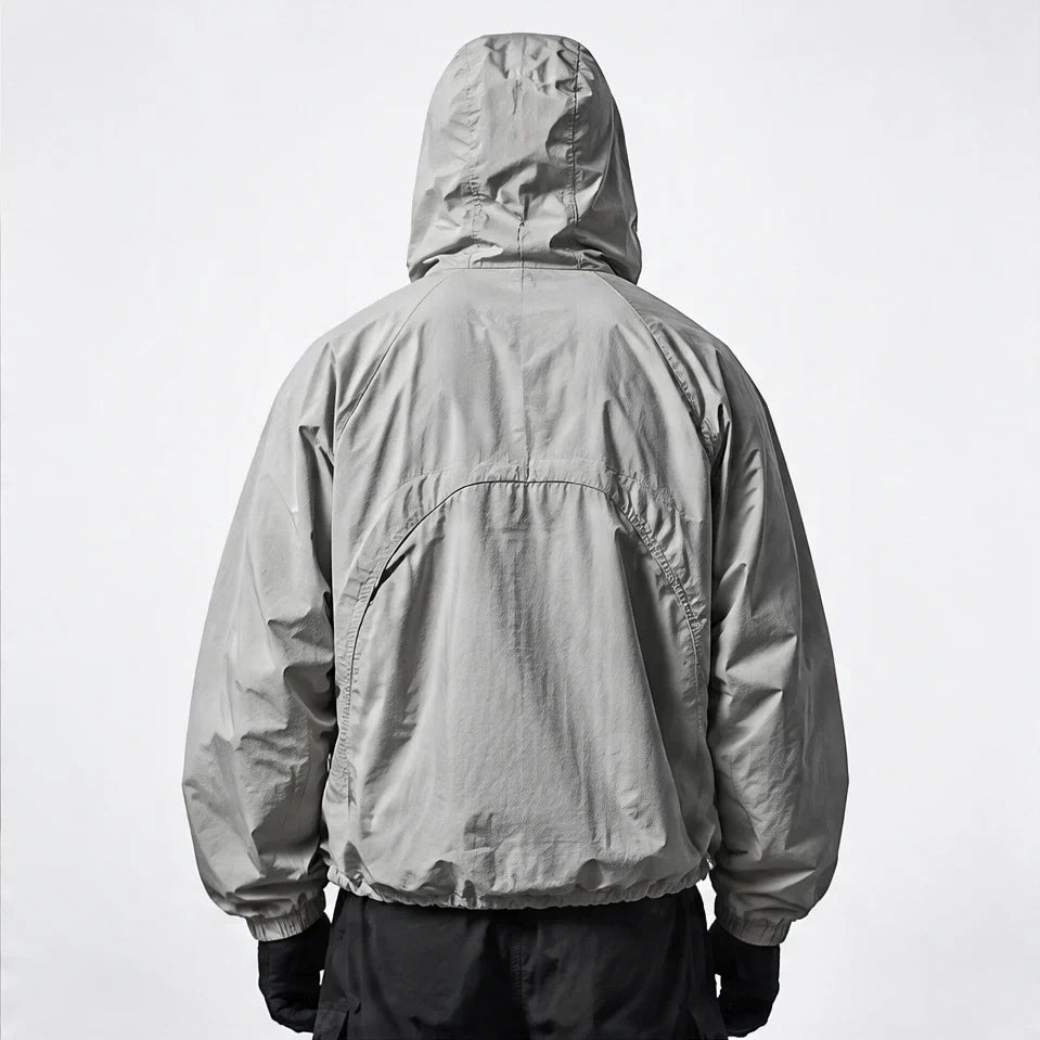 Spurn - Unisex Water-Repellent & Windproof 3-in-1 Lightweight Jacket - Light Grey