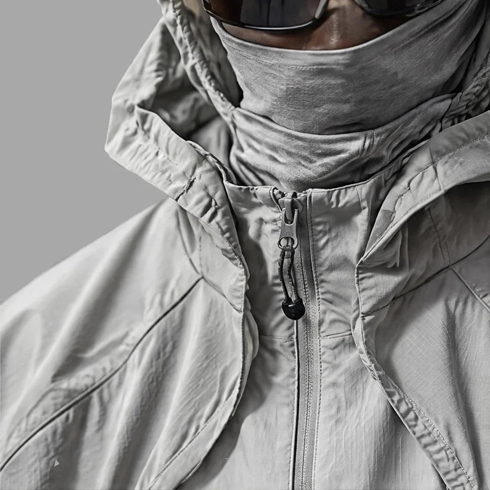 Spurn - Unisex Water-Repellent & Windproof 3-in-1 Lightweight Jacket - Light Grey