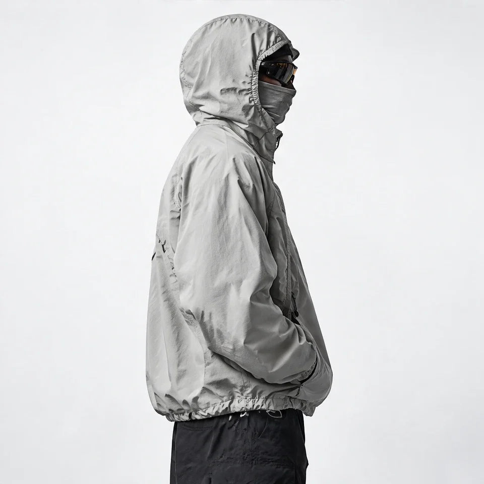 Spurn - Unisex Water-Repellent & Windproof 3-in-1 Lightweight Jacket - Light Grey