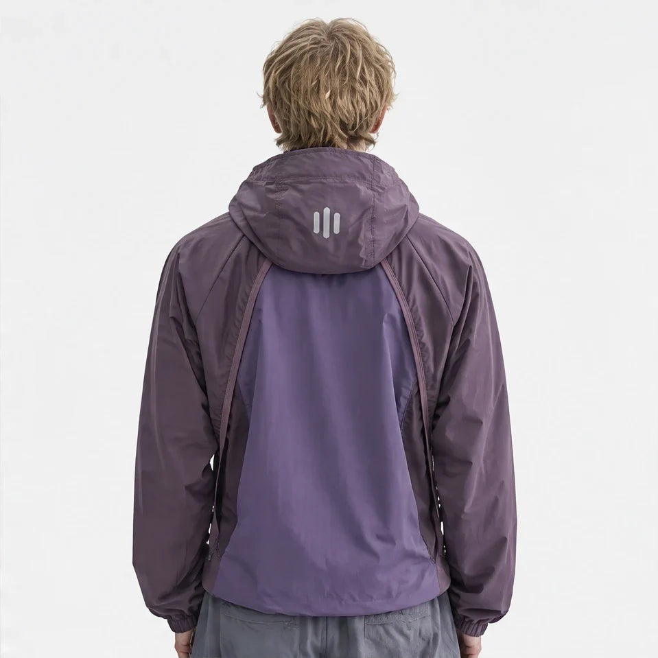 Spurn - Unisex Water-Repellent & Windproof 3-in-1 Lightweight Jacket - Purple