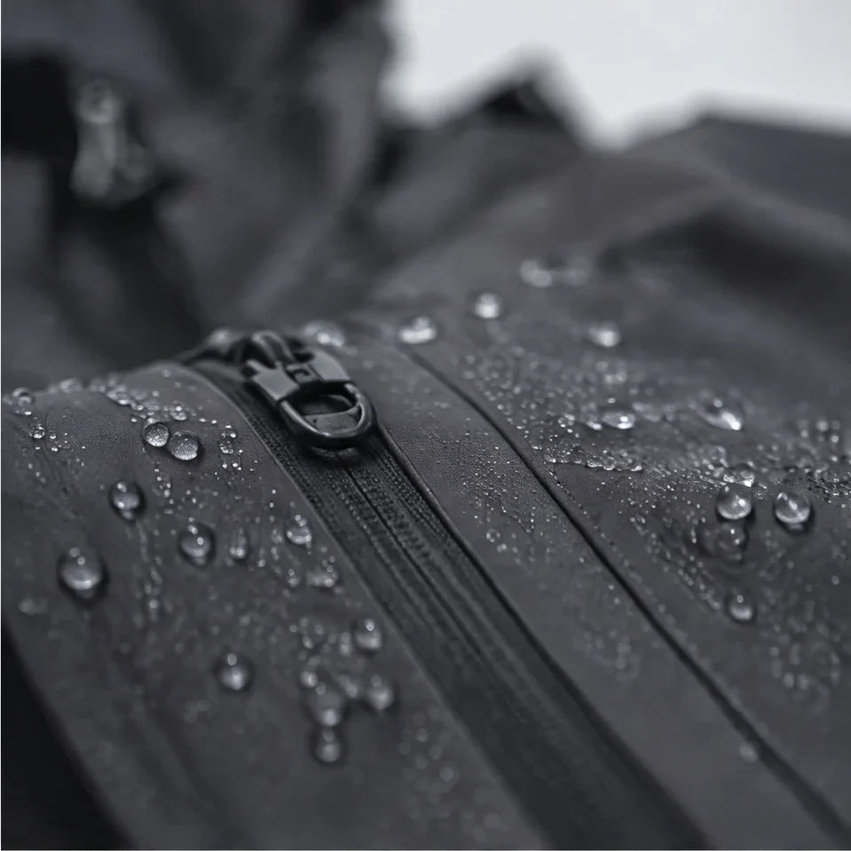 How - Unisex 12K Hooded Waterproof Jacket - Dark Grey