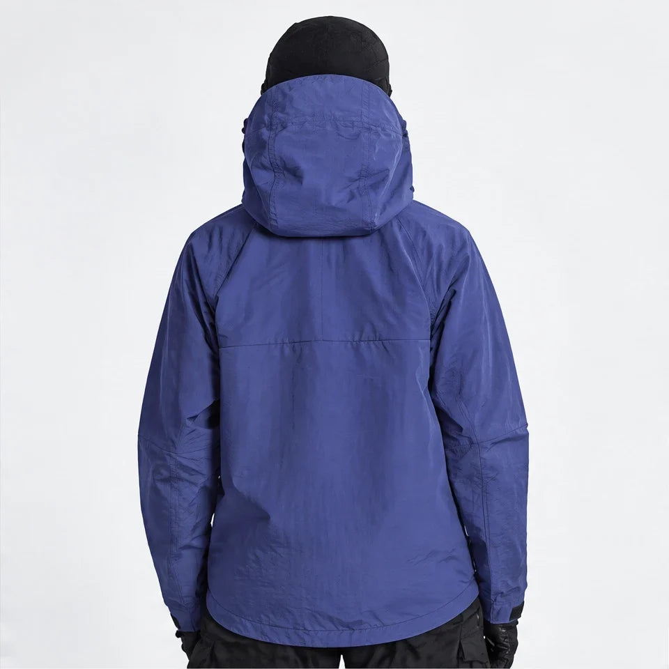How - Unisex 12K Hooded Waterproof Jacket - Purple