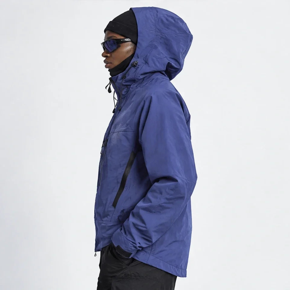 How - Unisex 12K Hooded Waterproof Jacket - Purple