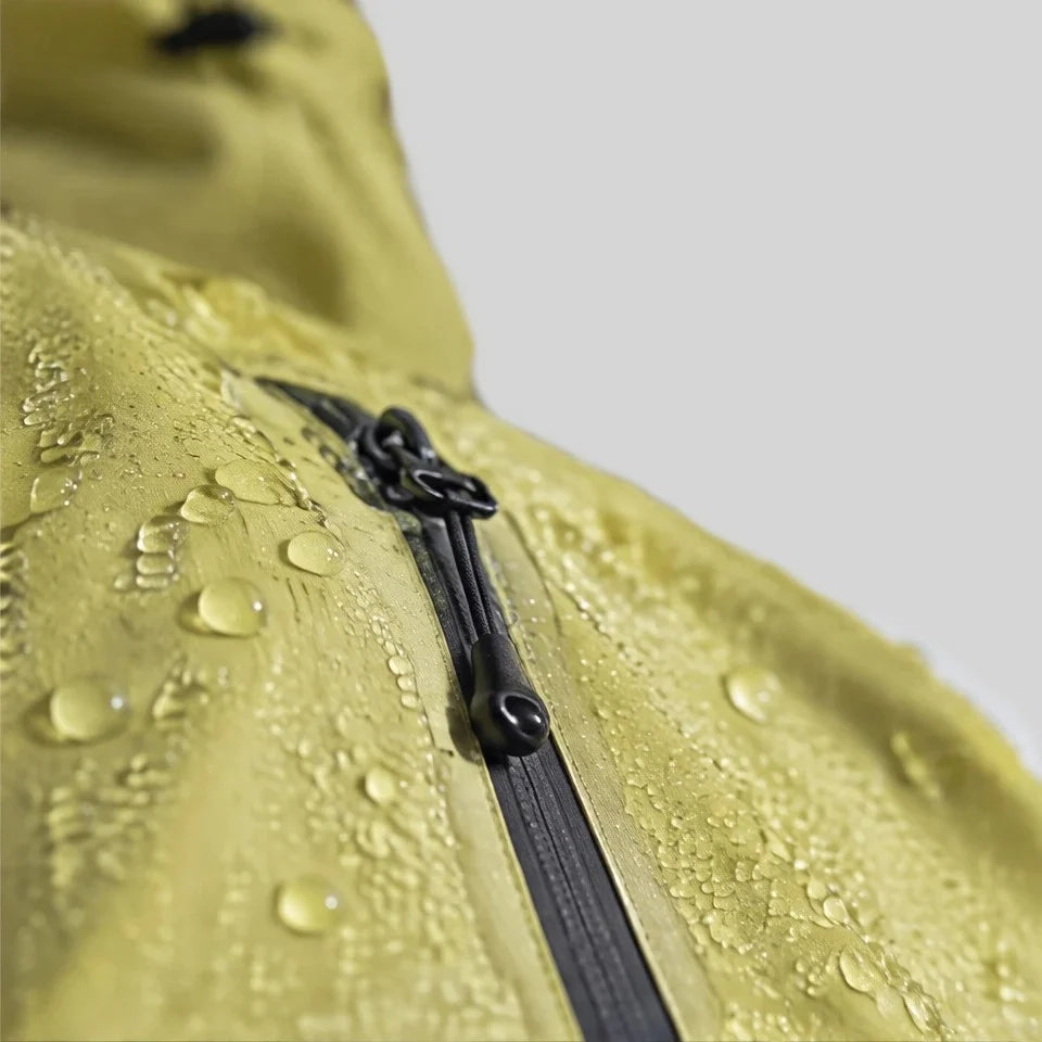 How - Unisex 12K Hooded Waterproof Jacket - Yellow