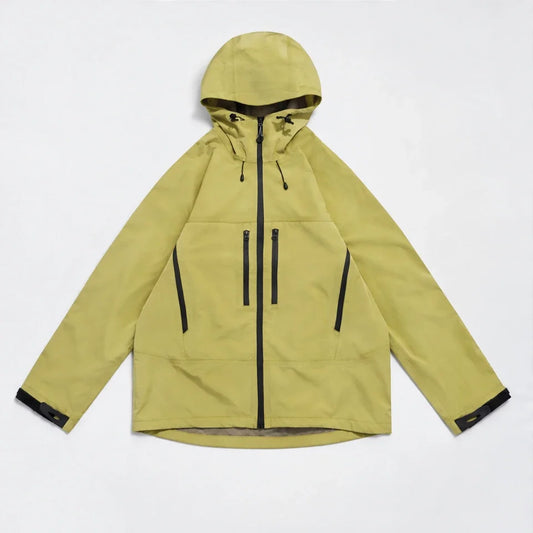 How - Unisex 12K Hooded Waterproof Jacket - Yellow