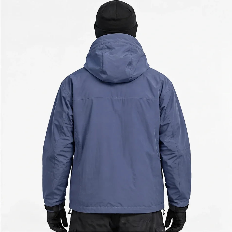 Caw - Unisex Windproof Breathable & Packable Waterproof Jacket - Purple