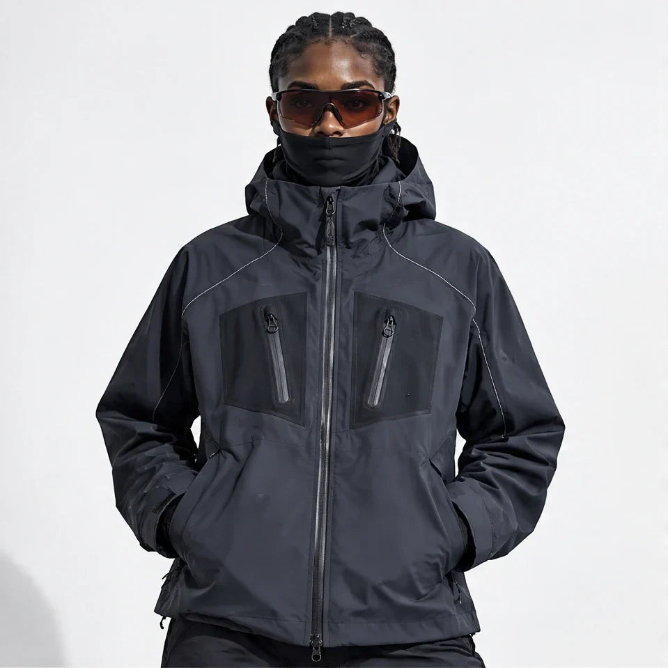 Griff - Unisex Windproof Breathable & 20K Waterproof Jacket - Grey