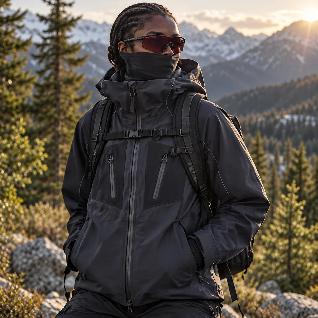 Griff - Unisex Windproof Breathable & 20K Waterproof Jacket - Grey