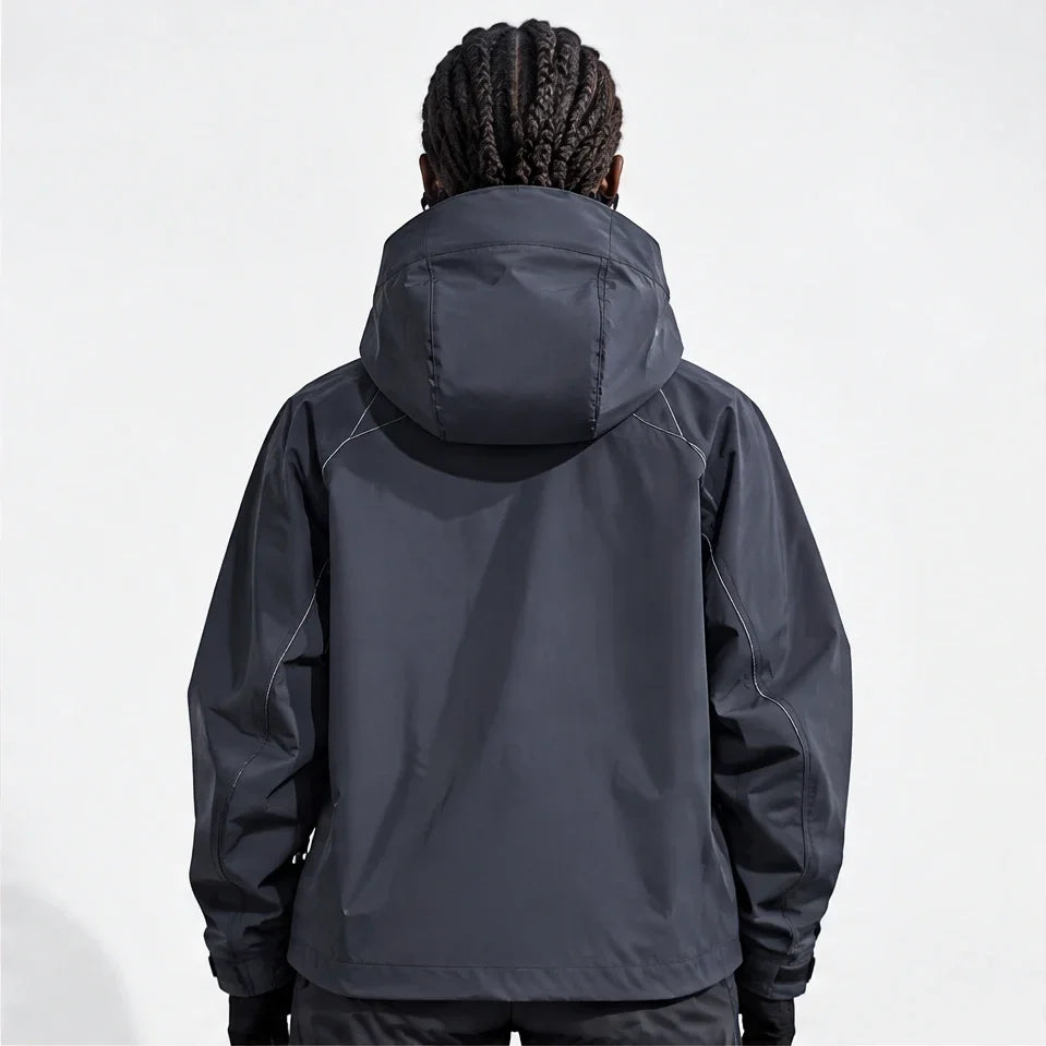 Griff - Unisex Windproof Breathable & 20K Waterproof Jacket - Grey
