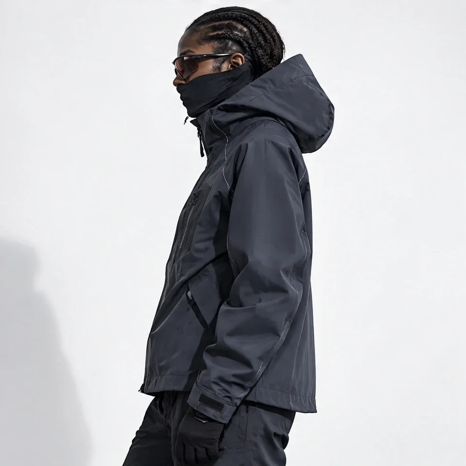 Griff - Unisex Windproof Breathable & 20K Waterproof Jacket - Grey
