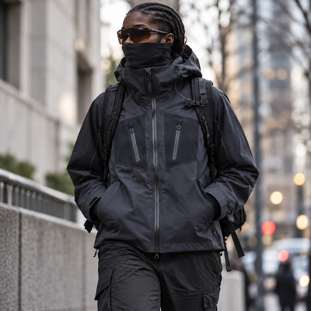 Griff - Unisex Windproof Breathable & 20K Waterproof Jacket - Grey