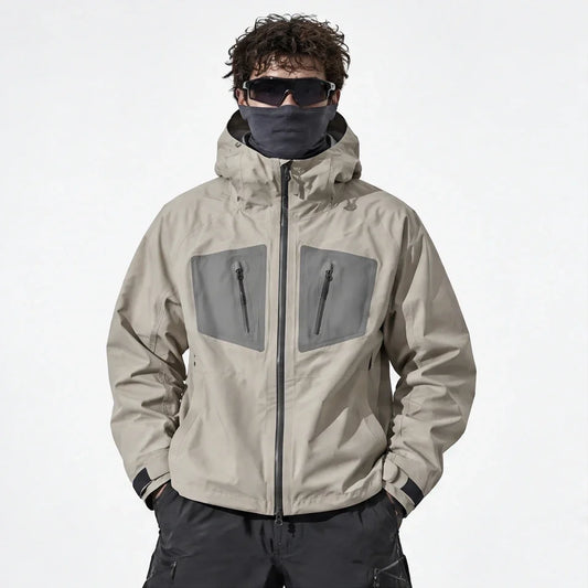 Griff - Unisex Windproof Breathable & 20K Waterproof Jacket - Khaki