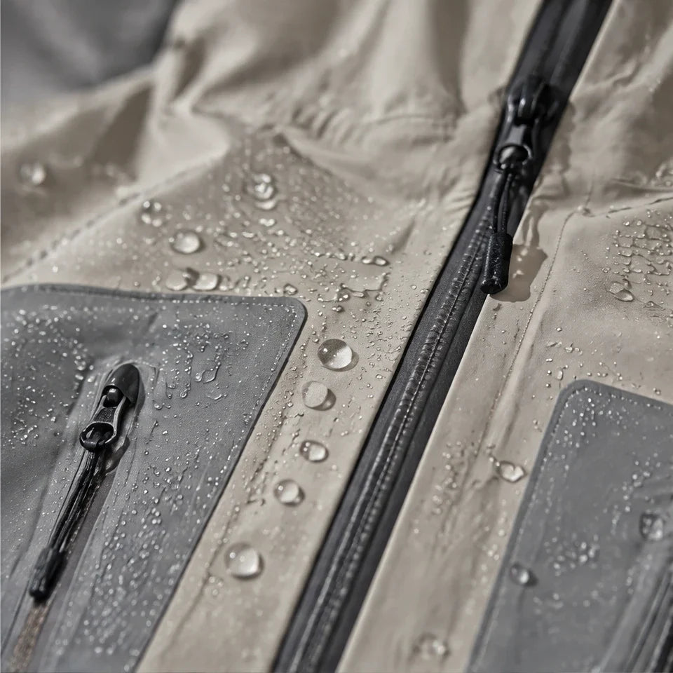 Griff - Unisex Windproof Breathable & 20K Waterproof Jacket - Khaki