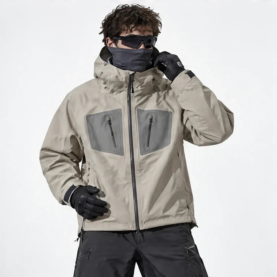 Griff - Unisex Windproof Breathable & 20K Waterproof Jacket - Khaki