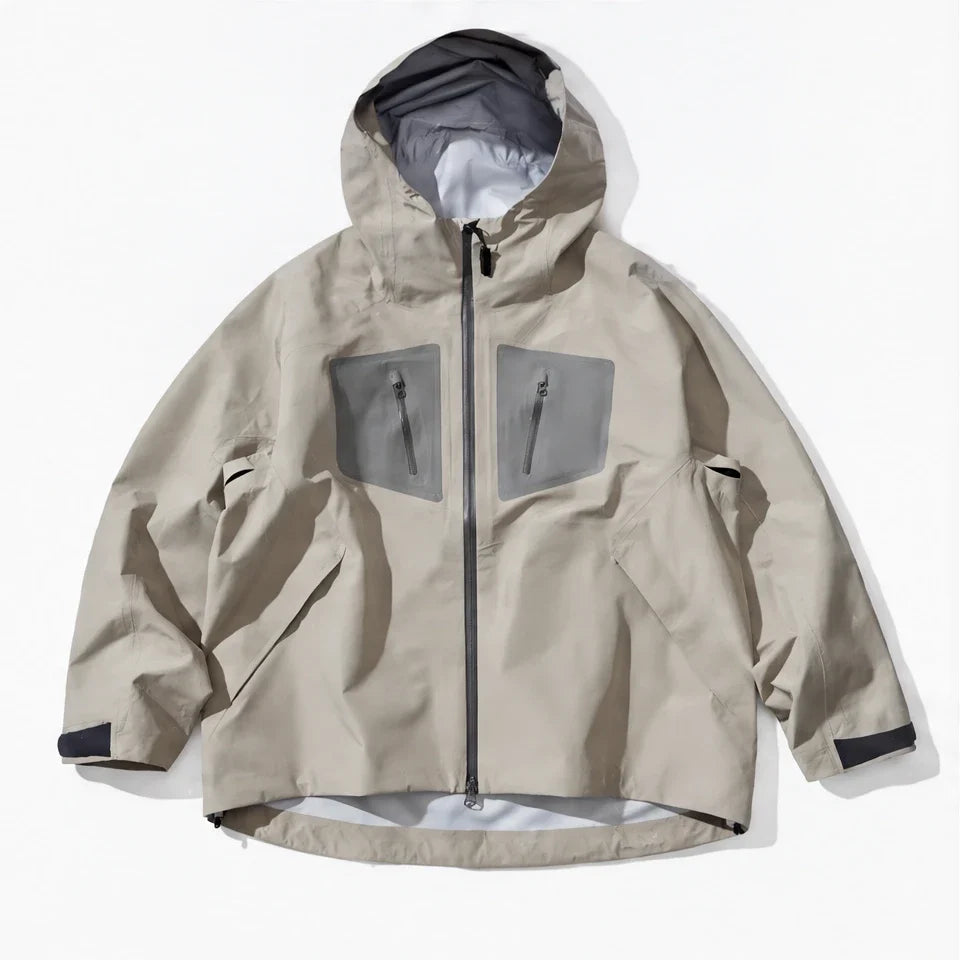 Griff - Unisex Windproof Breathable & 20K Waterproof Jacket - Khaki