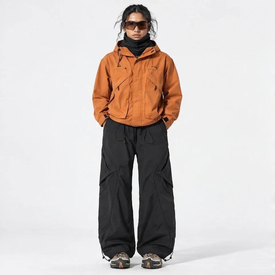 Rill - Unisex Water-Repellent & Quick-Dry Lotus-Effect Hiking Trousers - Black